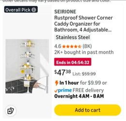 Tension Shower Caddy SEIRIONE