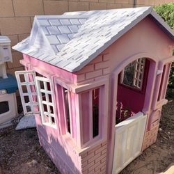 Outdoor Playhouse And Kitchen