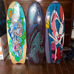 Hand painted Longboard Skateboards (3)