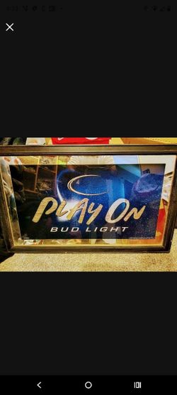 Bud Light Picture Frame Mirror