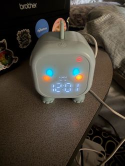 Dragon alarm clock and night light for kids