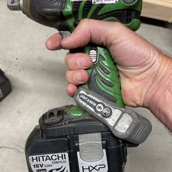1 2 Hitachi Impact Wrench 2 18V Batteries And Charger for Sale in Long Beach CA OfferUp
