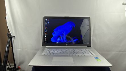 HP 17.3" Touchscreen Laptop — i5 11th Gen, 12GB RAM, SSD + 1TB, NVIDIA — Like New
