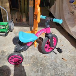 Girls toddler kids trike bicycle