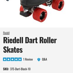 REIDELL DART ROLLER SKATES SIZE 6