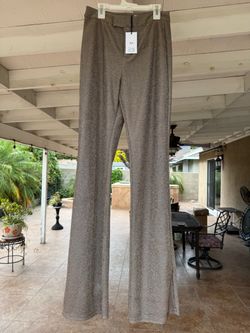 SLA Gold Shimmer Flare Pants XS Disco Halloween Costume