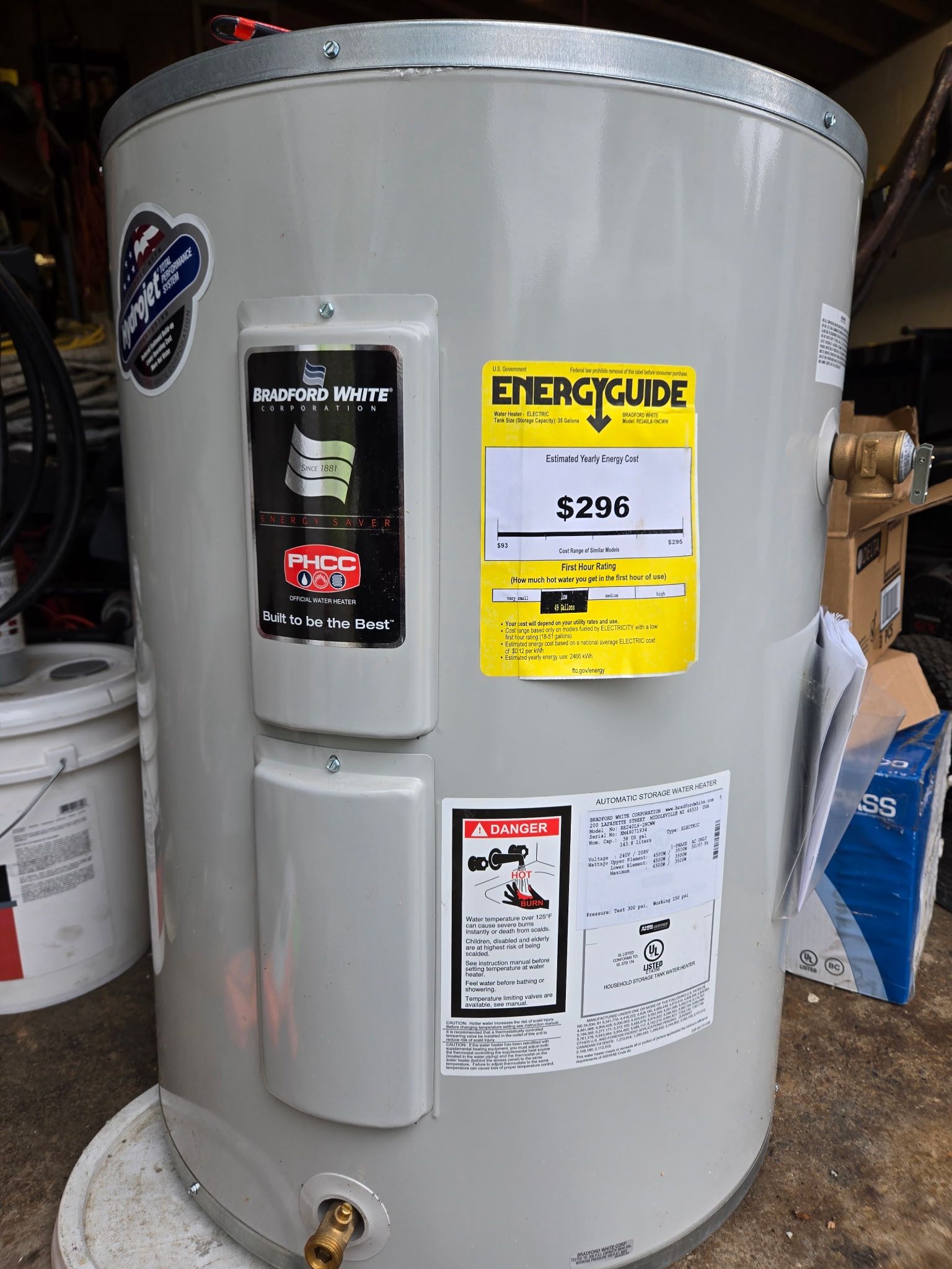 Brad Ford Water Heater and Stove