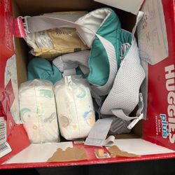 Free Diapers Size 1 And Nb And Also A Carrier Pock Up Only