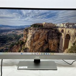 AOC 27" LED Monitor Widescreen 1080p HD HDMI 
