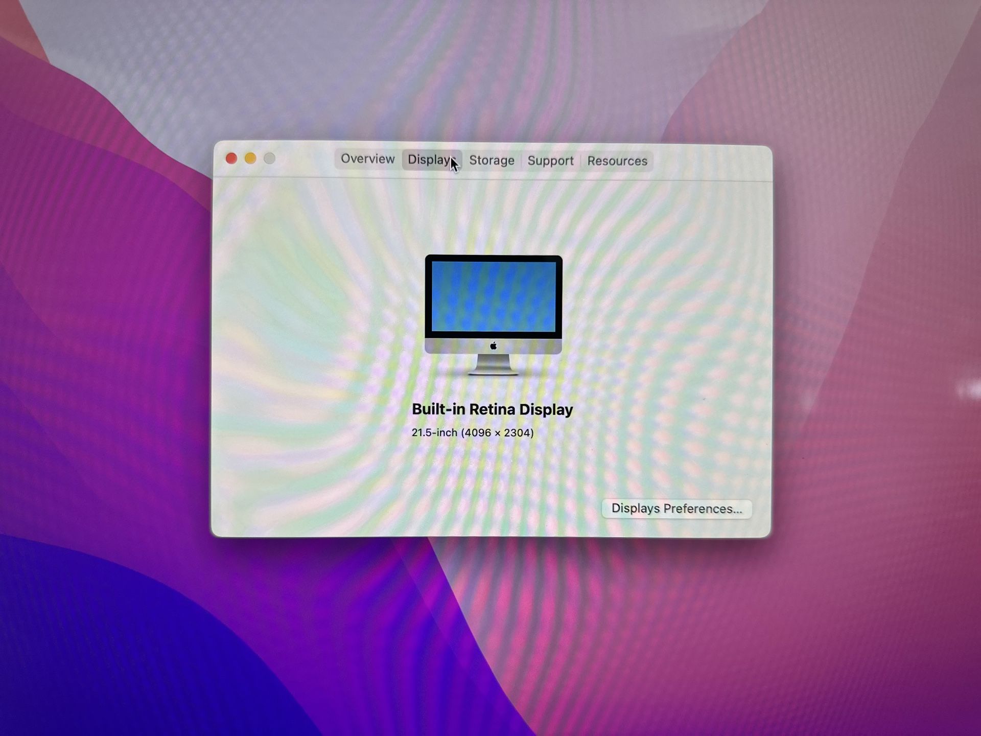 Apple iMac Core i5 - 21.5 inches - MacOS Monterey