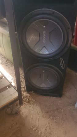 Kenwood woofers 12"
