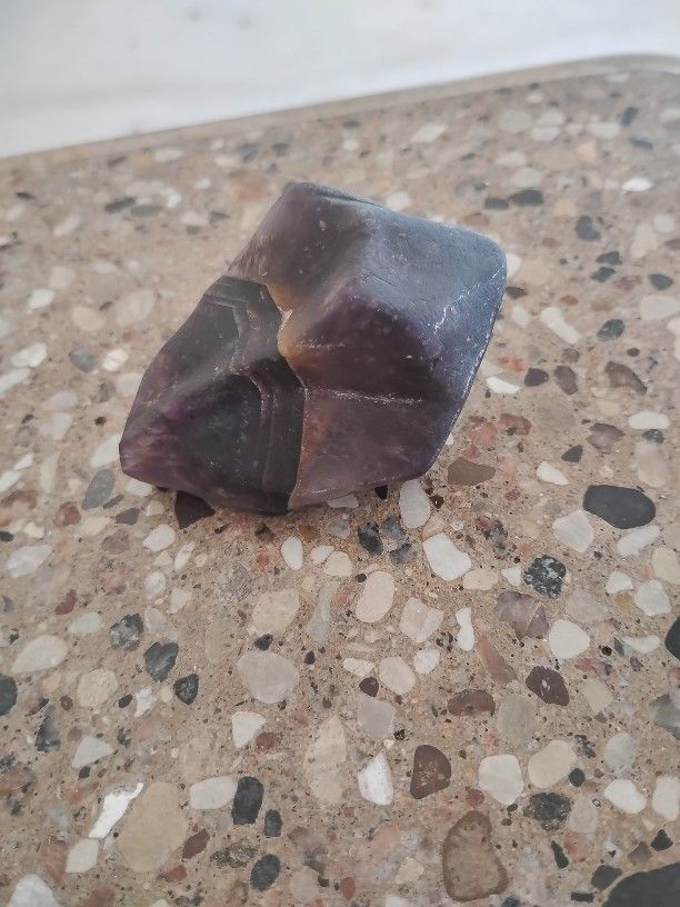 Purple Amethyst Not Polished.