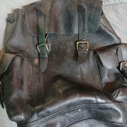 Coach Hudson Pebble Leather Backpack 