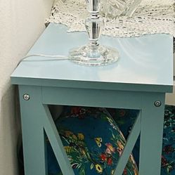 Console Table, Dylan 16-Inch Tiered Crystal Orb Table Lamps