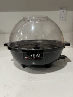 Vintage West Bend Stir Crazy 6-quart Electric Popcorn Popper 82306 USA