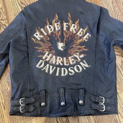 NEW LOW PRICE....Harley Davidson "Ride Free" Leather (XL)