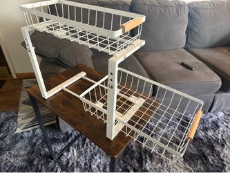 2 basket Slide out cabinet rack