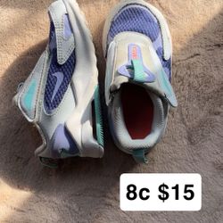 Girl 8c Nike Velcro Sneakers 