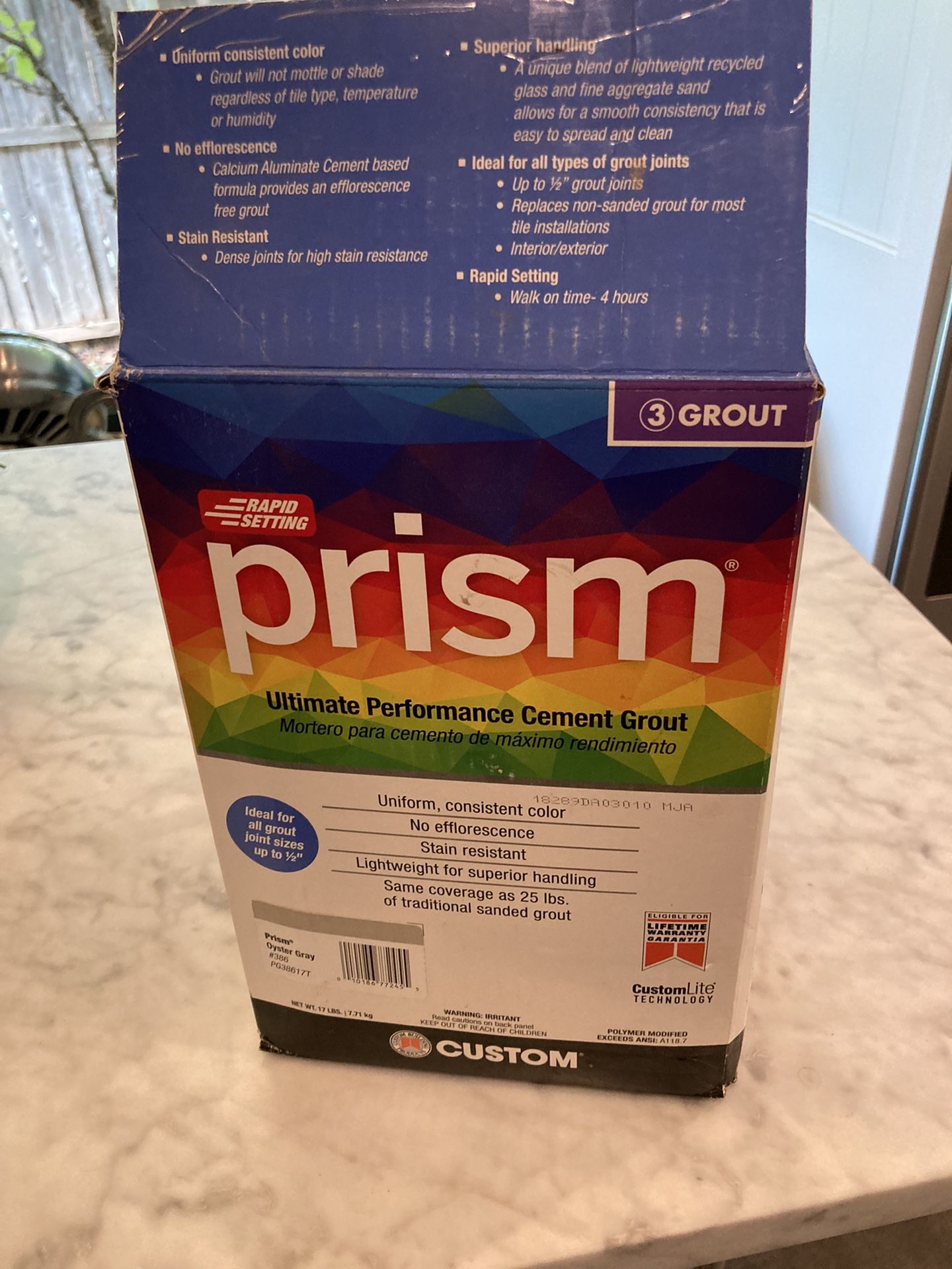 Prism Oyster Gray Grout - $5