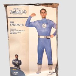 New! Spirit Halloween Mr. Fantastic Costume – Adult Size L