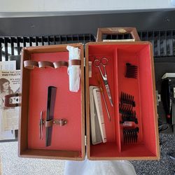 This item is a vintage Oster Model 274 Series A hair clipper. These electric clippers were manufactured in the USA and are designed for A.C. only use 