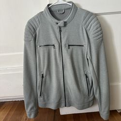 Zara - Grey Zip Up Jacket - Size Small