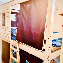 House Twin Bunk Bed 