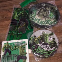 Happy Birthday The Incredible Hulk Party Supplies 