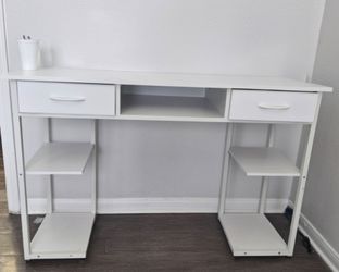 Computer desk and chair
