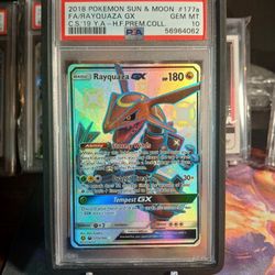 Pokemon Shiny Rayquaza GX Promo PSA 10