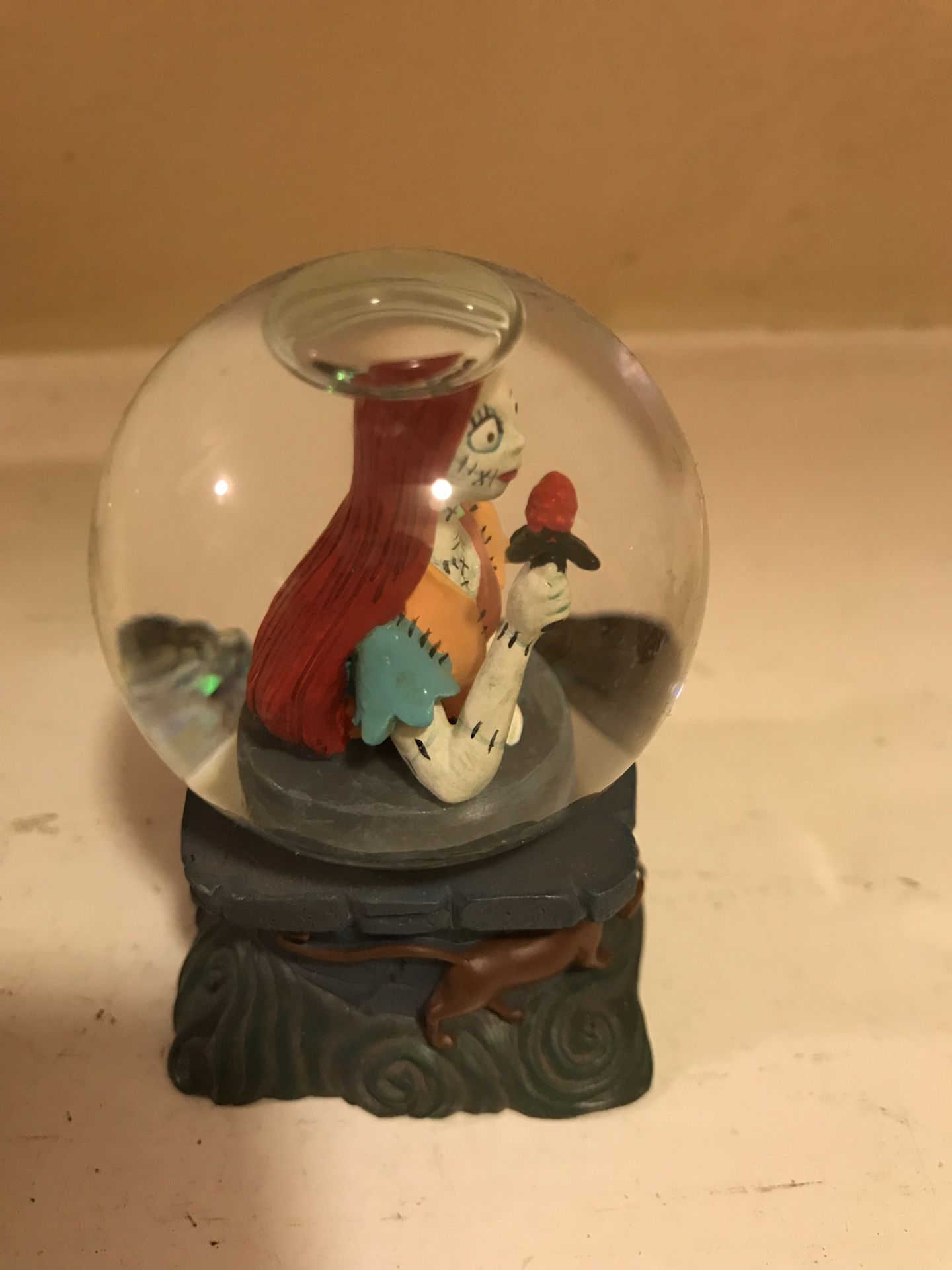 Nightmare Before Christmas snow globe (two Sally snow globes)