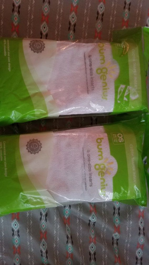 Bum genius one size cloth diaper inserts