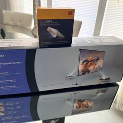 Kodak Projector And Projector Screen
