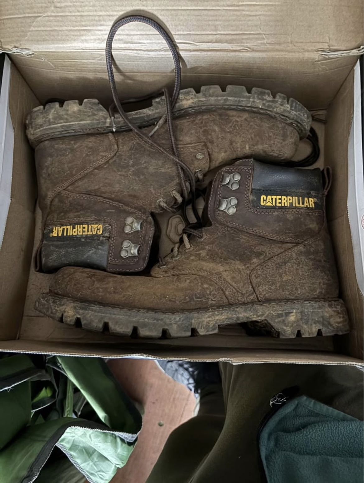 Caterpillar size 11.5 work boots