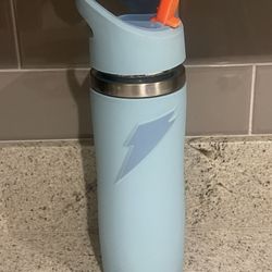 Gatorade 22oz Stainless Steel Water Bottle with Straw