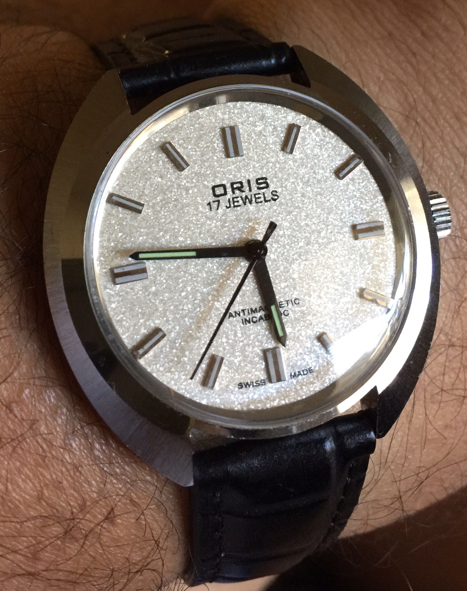 Oris antimagnetic incabloc sale