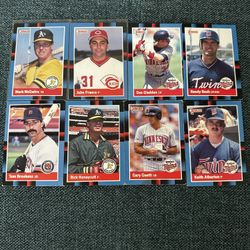 1987 Donruss MLB trading cards Lot Of 8