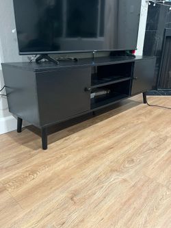 Modern Black TV stand