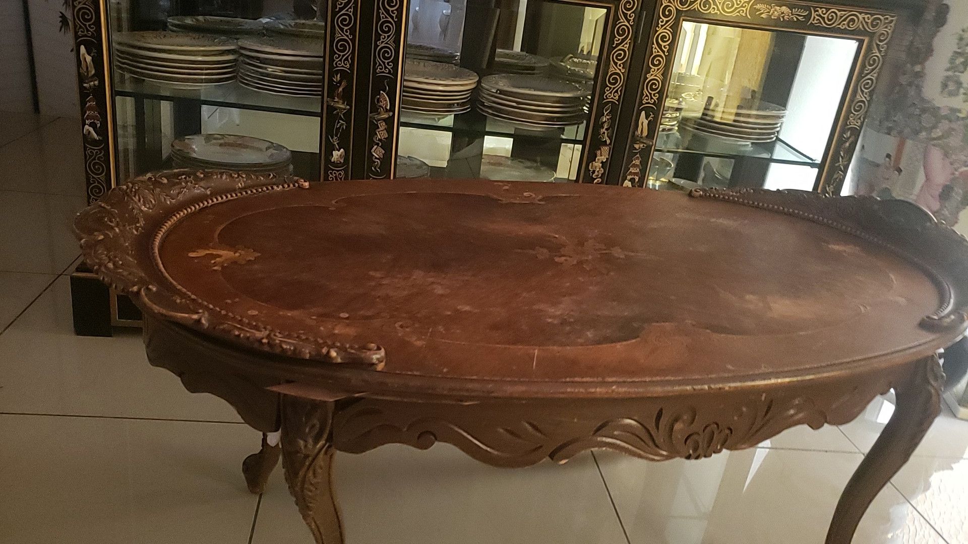 Antiques coffee table