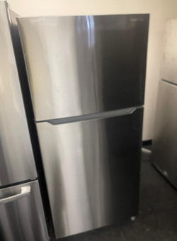 Stainless Steel Top Mount Fridge - Clean & Efficient