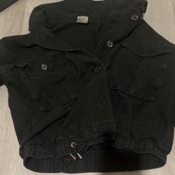 Black Jean Jacket 