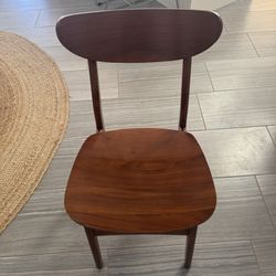 West Elm Classic Cafe Dining Chair, 4