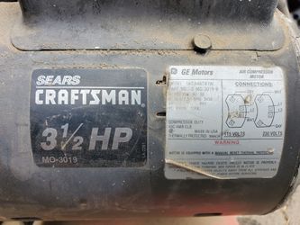 Craftmans air compressor