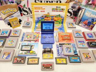Authentic Clean OG Gameboy Color GBA SP Video Game Carts - Prices Vary