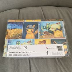 Pokemon Center Van Gogh museum double deck box