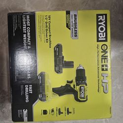 RYOBI One + HP 18V Compact Brushless Drill Driver Kit