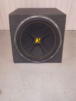 Kicker CompC15" Subwoofer in Ported Box