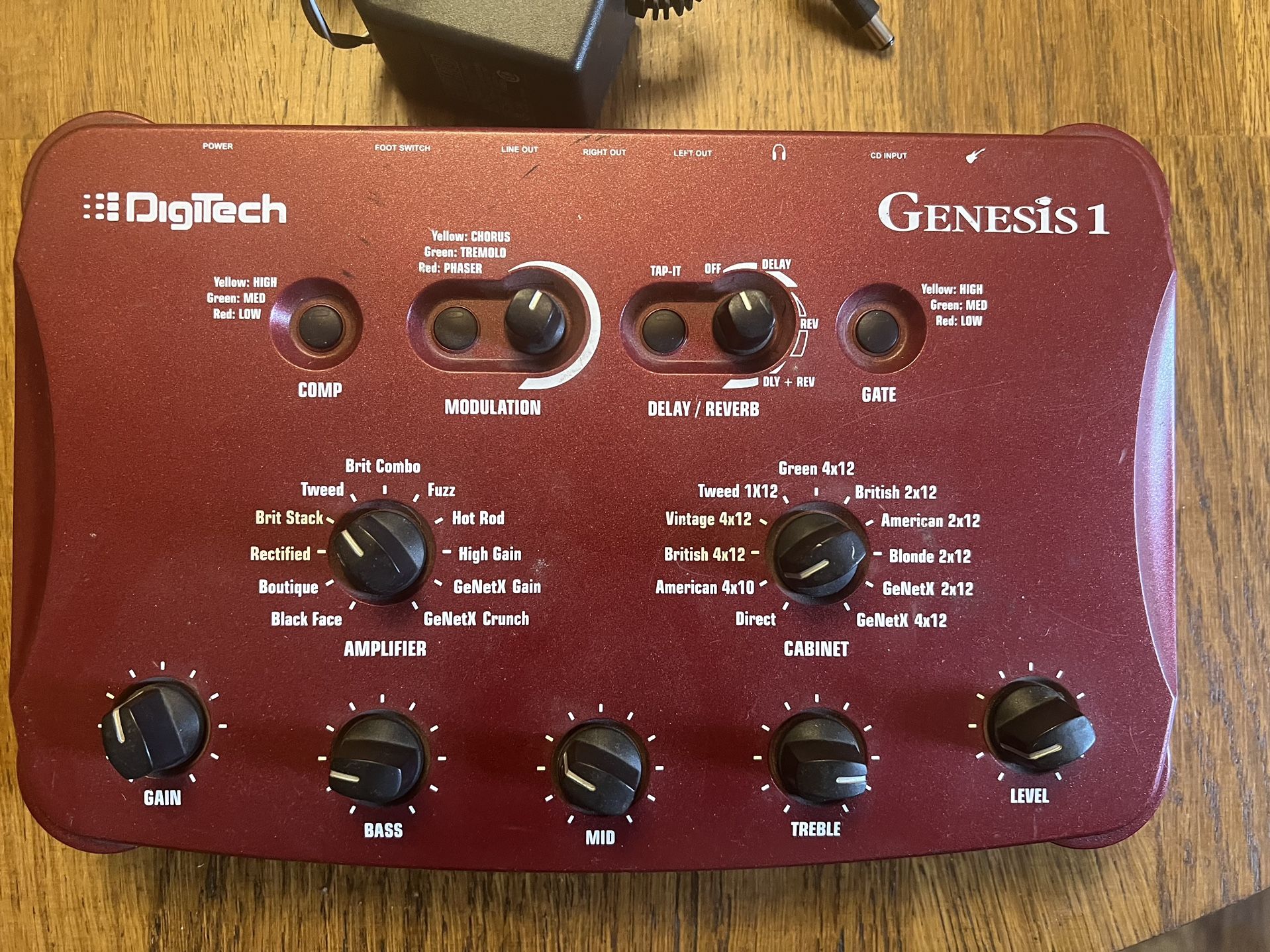 Digitech Genesis 1 Guitar Processor