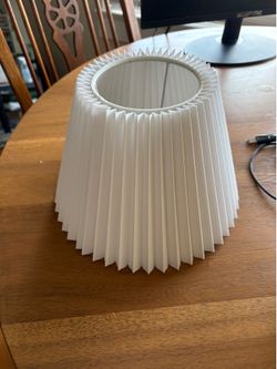white lampshade