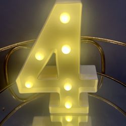 Light Up Number 4
